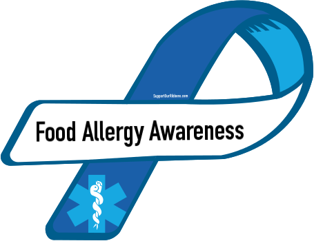 Food Allergy Awareness Ribbon